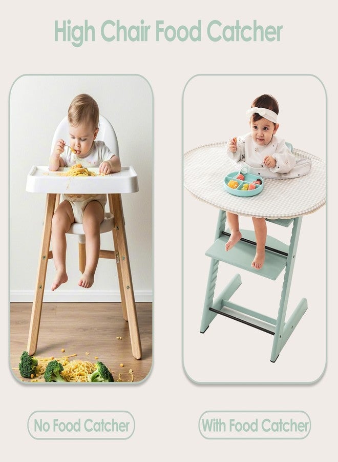 MITCHENIFY Food Catcher Fit for Stokke Tripp Trapp High Chair, Waterproof Long Sleeve Eating Bib, Baby Feeding Essentials, Accessories for Highchair - Image 2